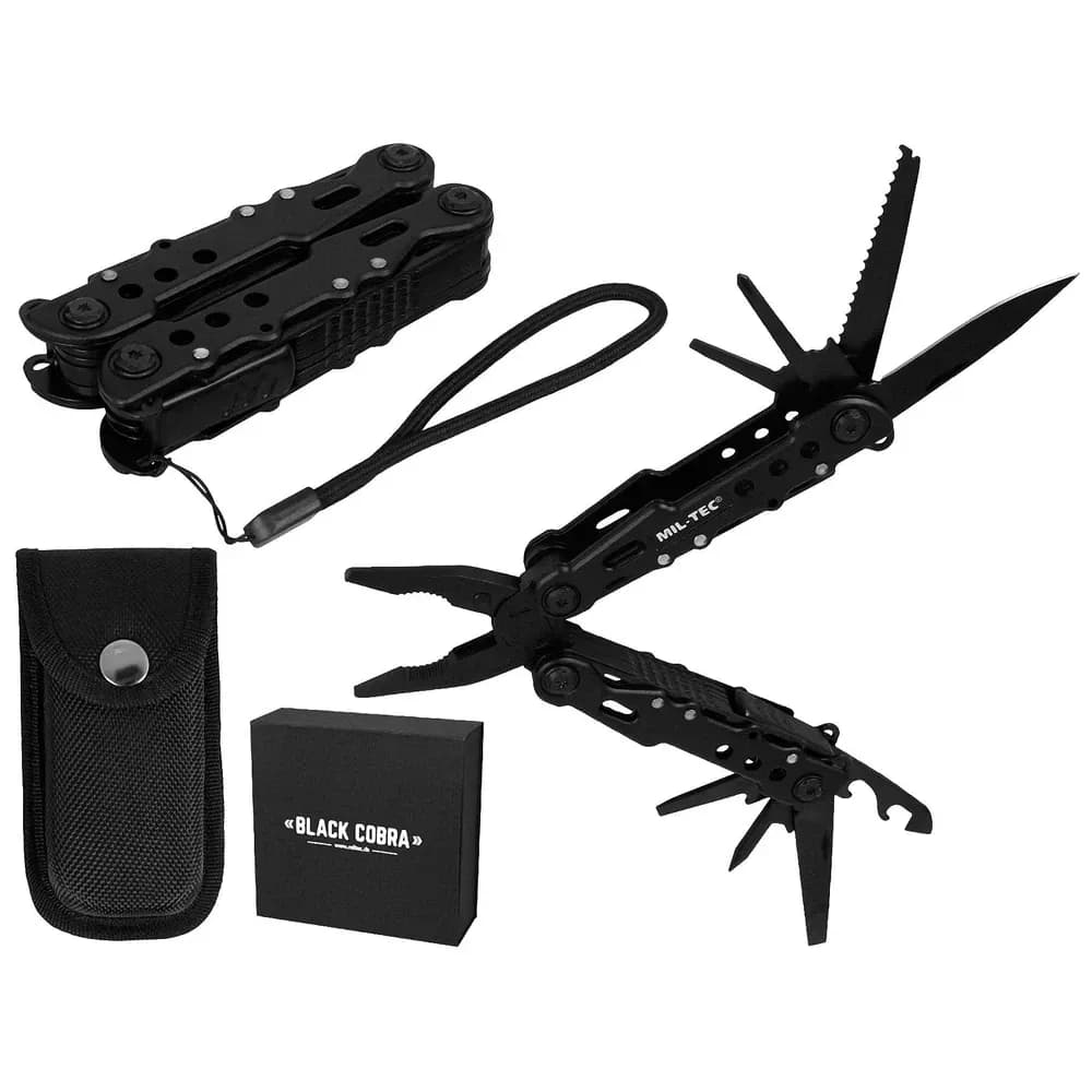 Мультитул MIL-TEC Cobra Multitool Large, Black - зображення 1