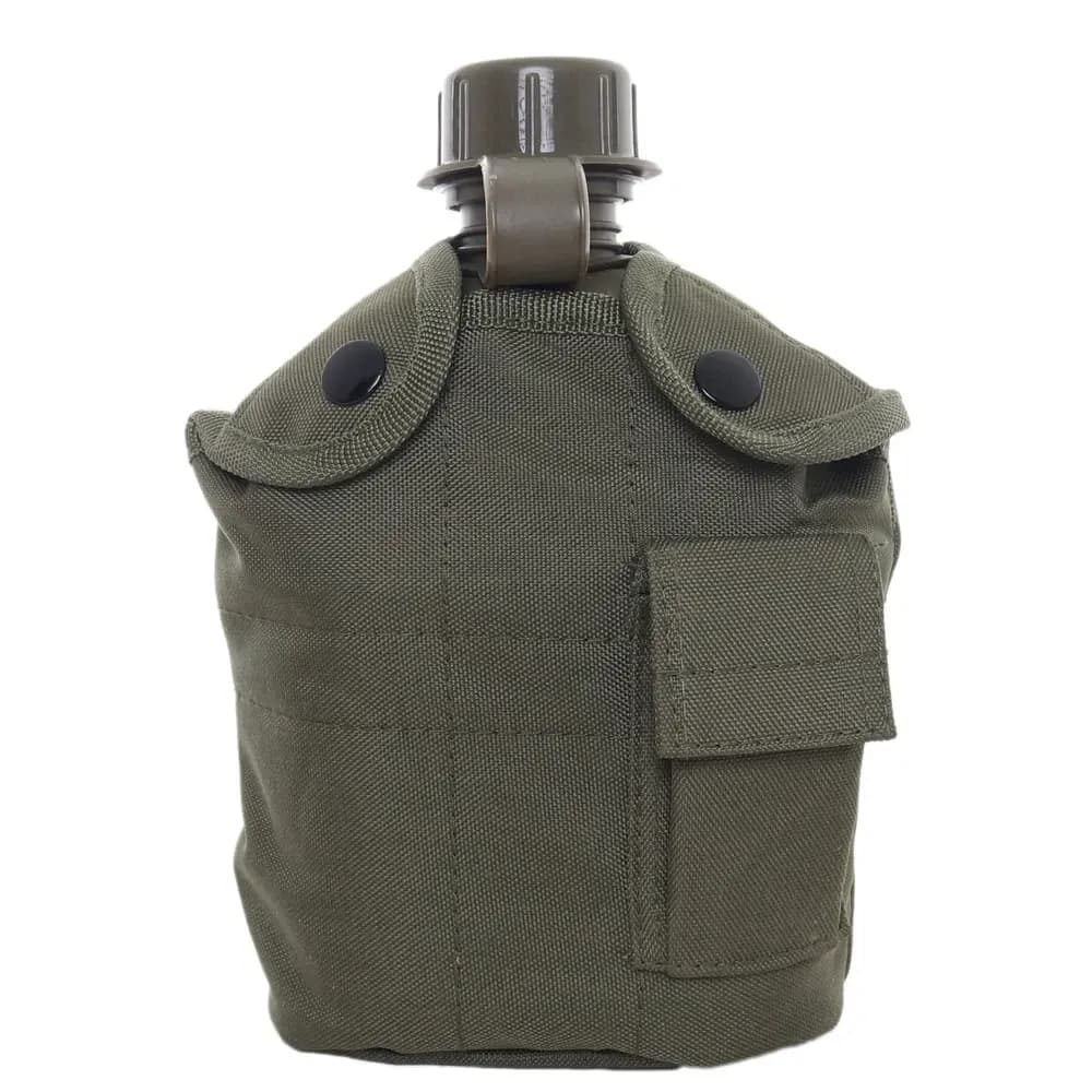Фляга пластикова US 1L з казанком, Olive - зображення 1