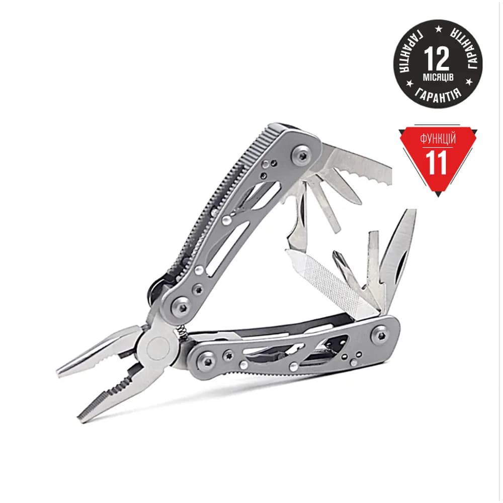 Мультитул Ganzo G104S, (11.4 см) 11 функцій + чохол - зображення 1