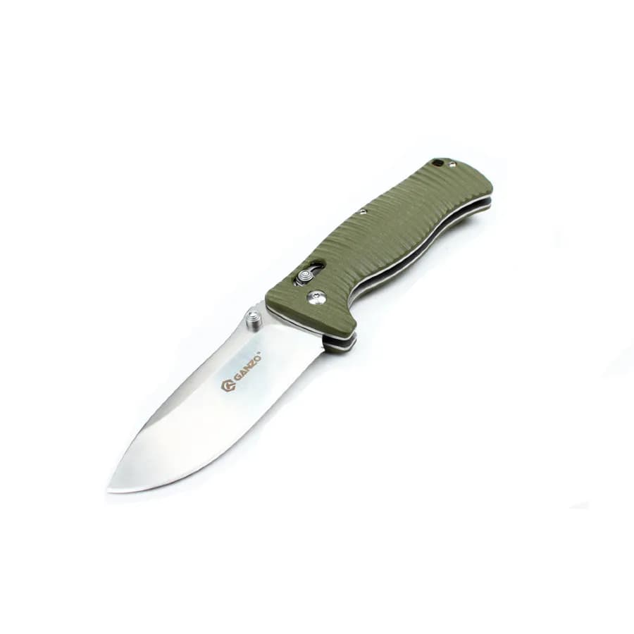 Ніж складаний туристичний Ganzo G720 (9 см) 440C / G10 зелений - зображення 1