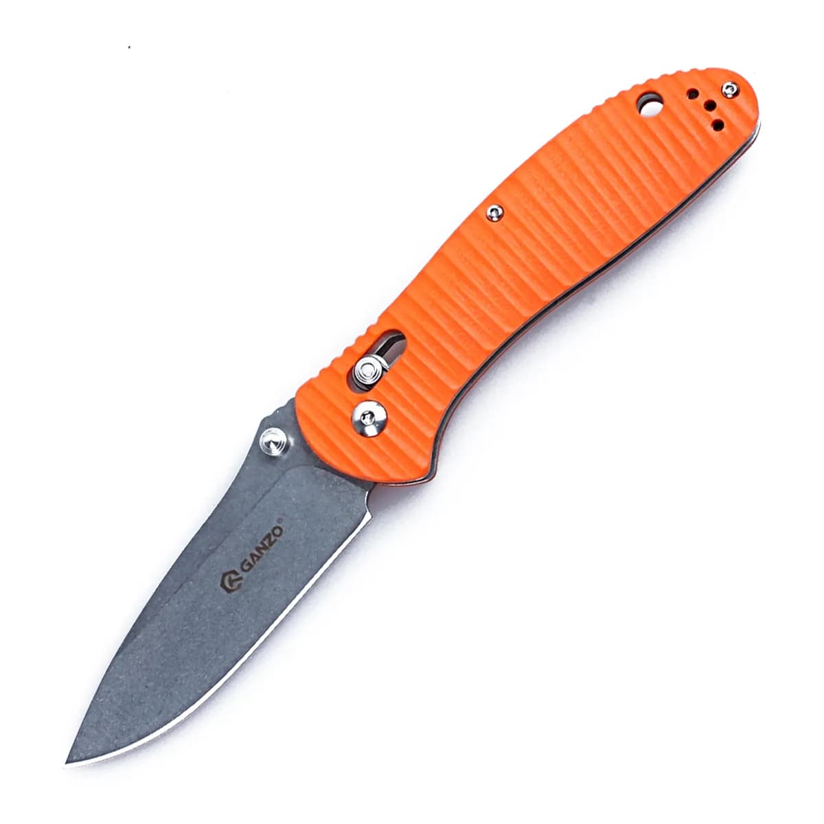 Ніж складаний туристичний Ganzo G7392P (8.7 см) 440C / G10 помаранчевий - зображення 1