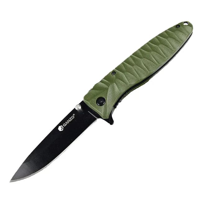 Ніж складаний туристичний Ganzo G620g-1 (8.8 см) 440C / ABS зелений - зображення 1