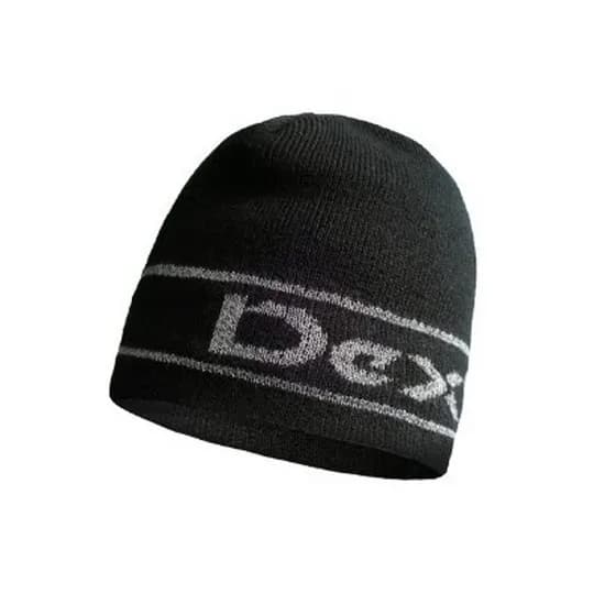 Шапка водонепроникна Dexshell Beanie Reflective Logo чорна з лого L/XL 58-60 см - зображення 1