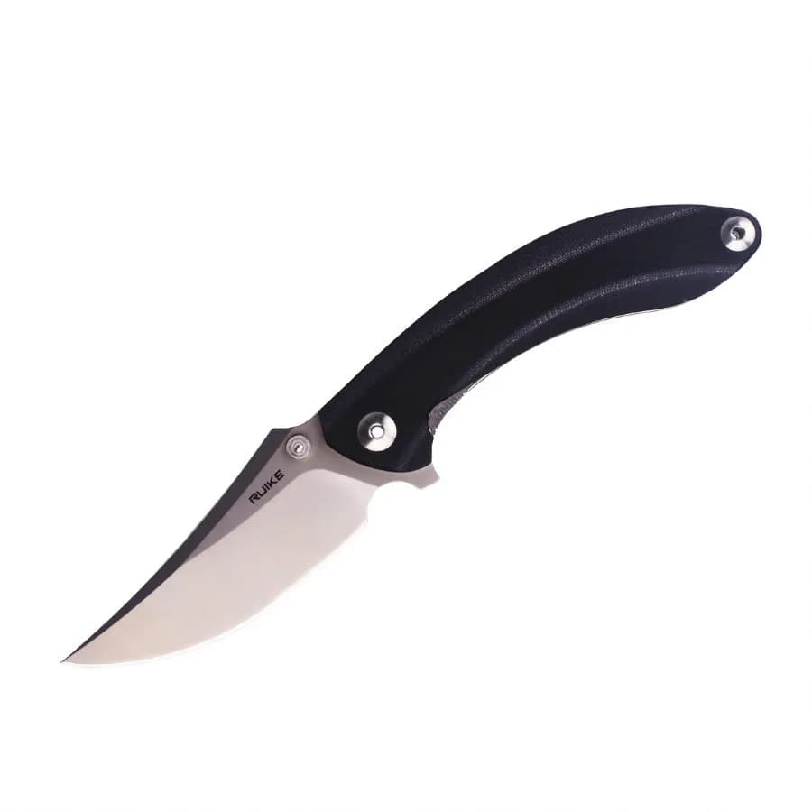 Ніж складаний туристичний Ruike P155-B, (9 см) 14C28N / G10 чорний - зображення 1