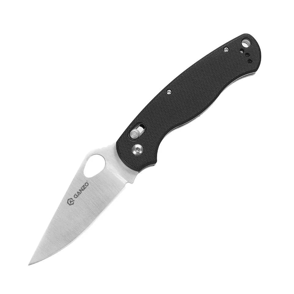 Ніж складаний туристичний Ganzo G729 (8.7 см) 440C / G10 чорний - зображення 1