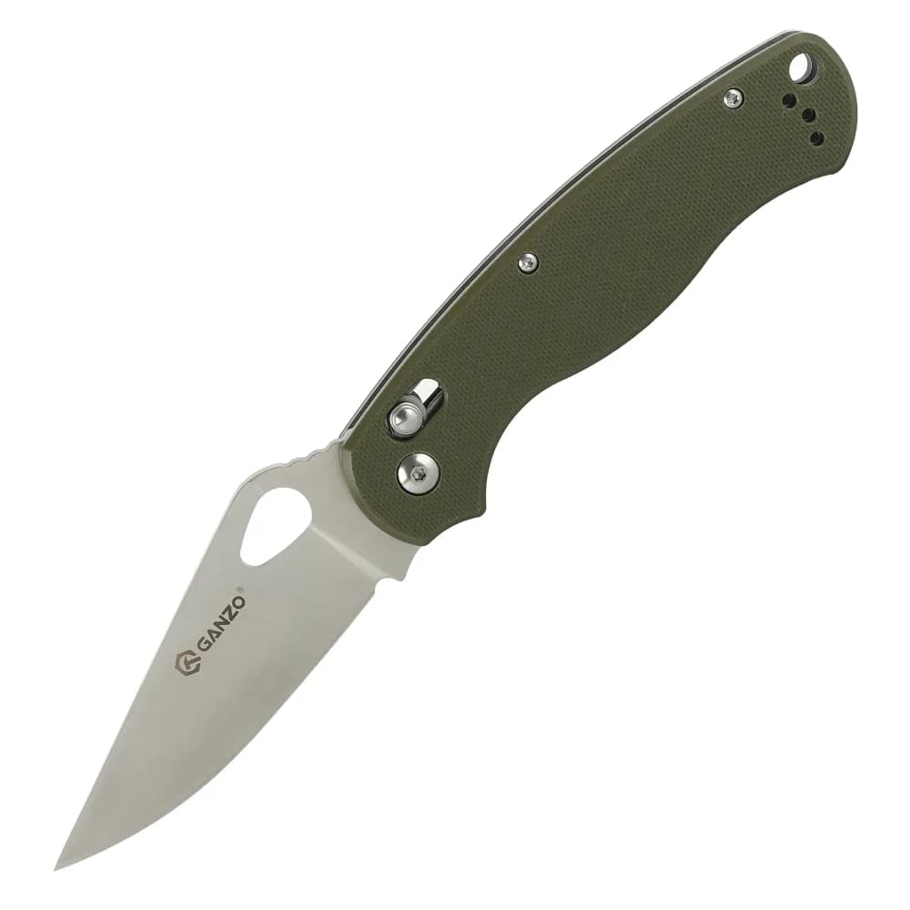 Ніж складаний туристичний Ganzo G729 (8.7 см) 440C / G10 зелений - зображення 1
