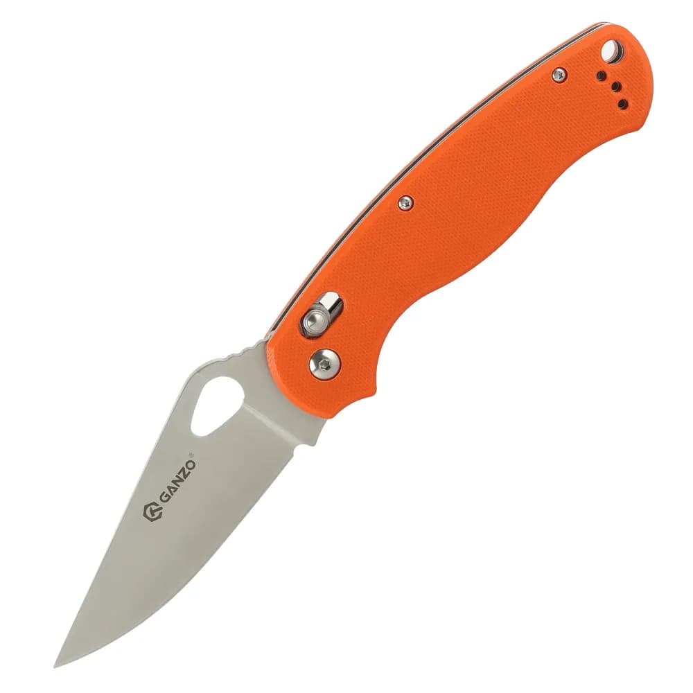 Ніж складаний туристичний Ganzo G729 (8.7 см) 440C / G10 помаранчевий - зображення 1