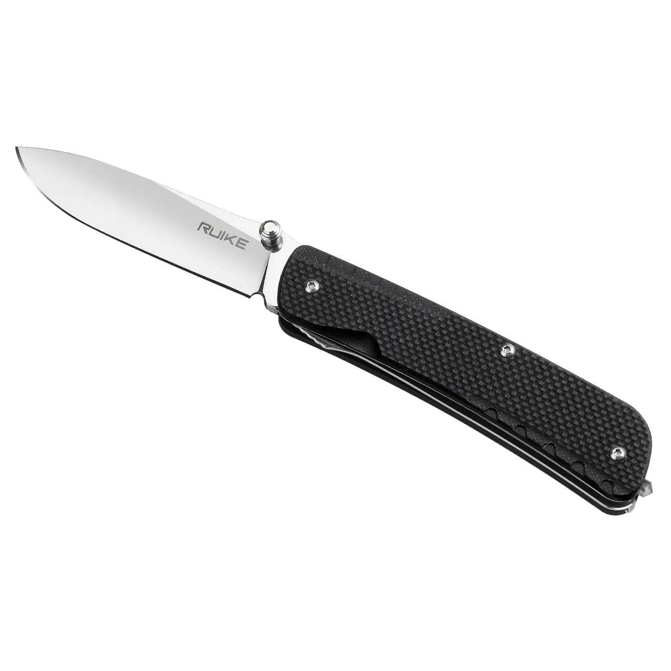Багатофункціональний ніж Ruike Trekker LD11-B, (8.5 см) 12C27 / G10 чорний, 3 інстр. - зображення 1