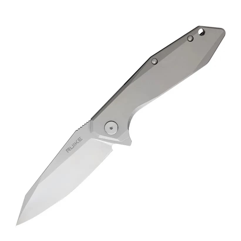 Ніж складаний туристичний Ruike P135-SF, (9.2 см) 14C28N / steel 420 сірий - зображення 1