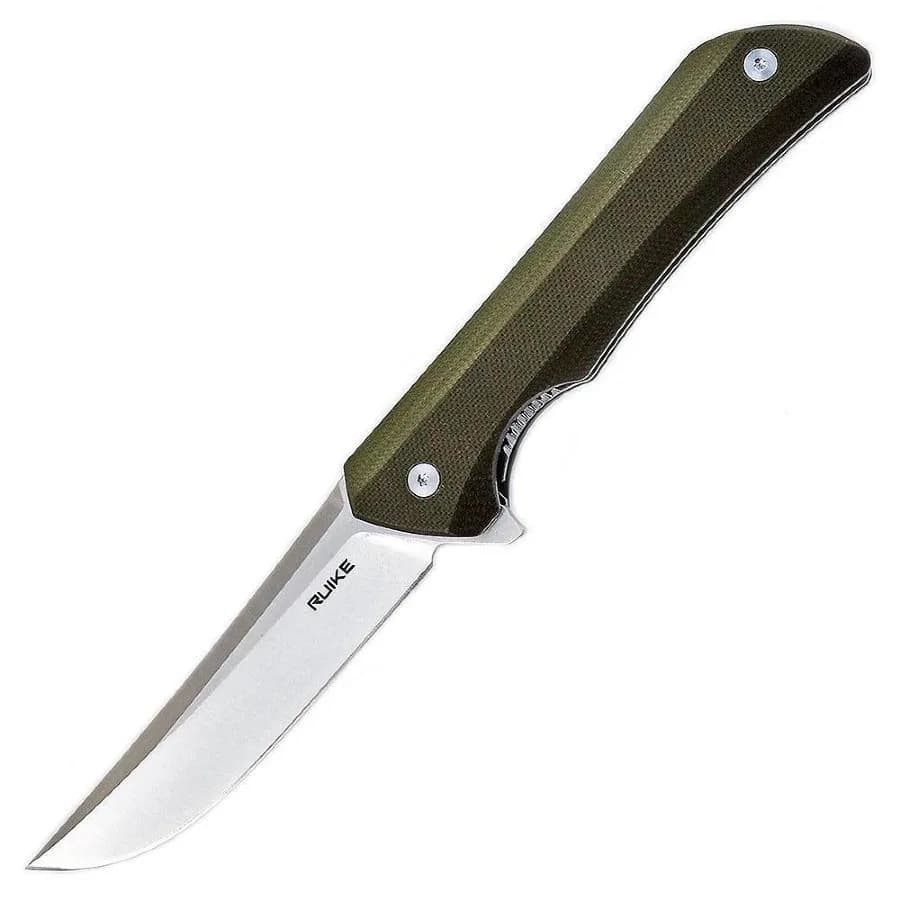 Ніж складаний туристичний Ruike Hussar P121-G, (9.2 см) 14C28N / G10 зелений - зображення 1
