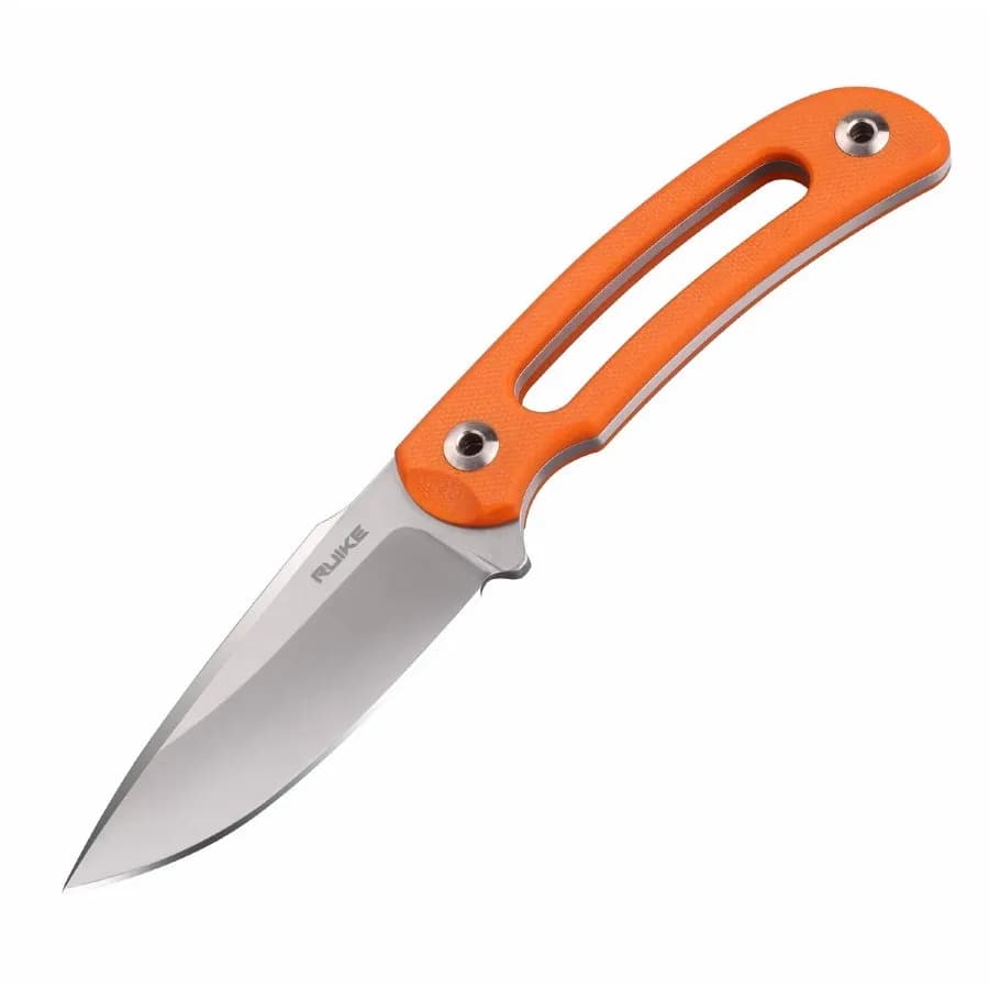 Ніж фіксований туристичний Ruike Hornet F815-J, (8.5 см) 14C28N / G10 помаранчевий - зображення 1