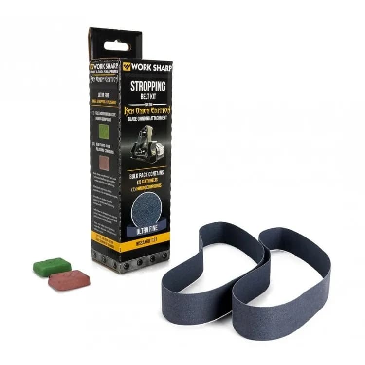 Work Sharp 2 тканинних ременя для WSKTS-KO+зелена паста "chromium oxide "+червона паста "ferric oxide" - зображення 1