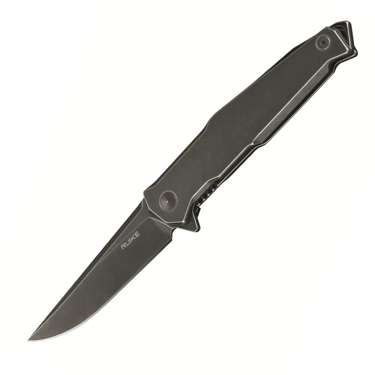 Ніж складаний туристичний Ruike P108-SB, (8.8 см) 14C28N / 3cr14n чорний - зображення 1