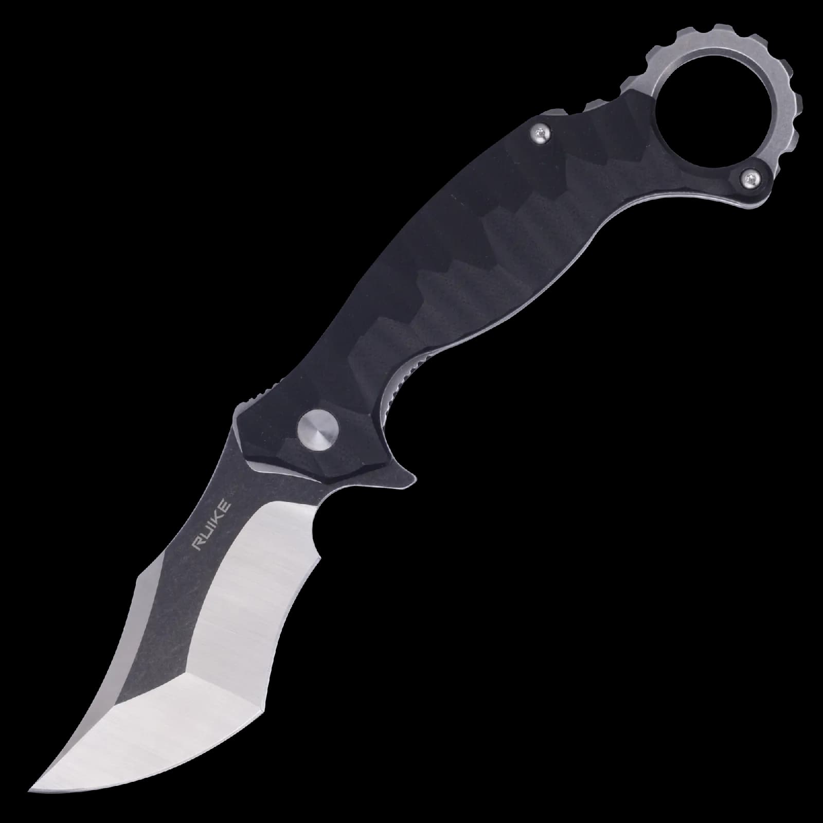 Ніж складаний кишеньковий Ruike P881-B1, (7.6 см) 14C28N / G10 чорний - зображення 1