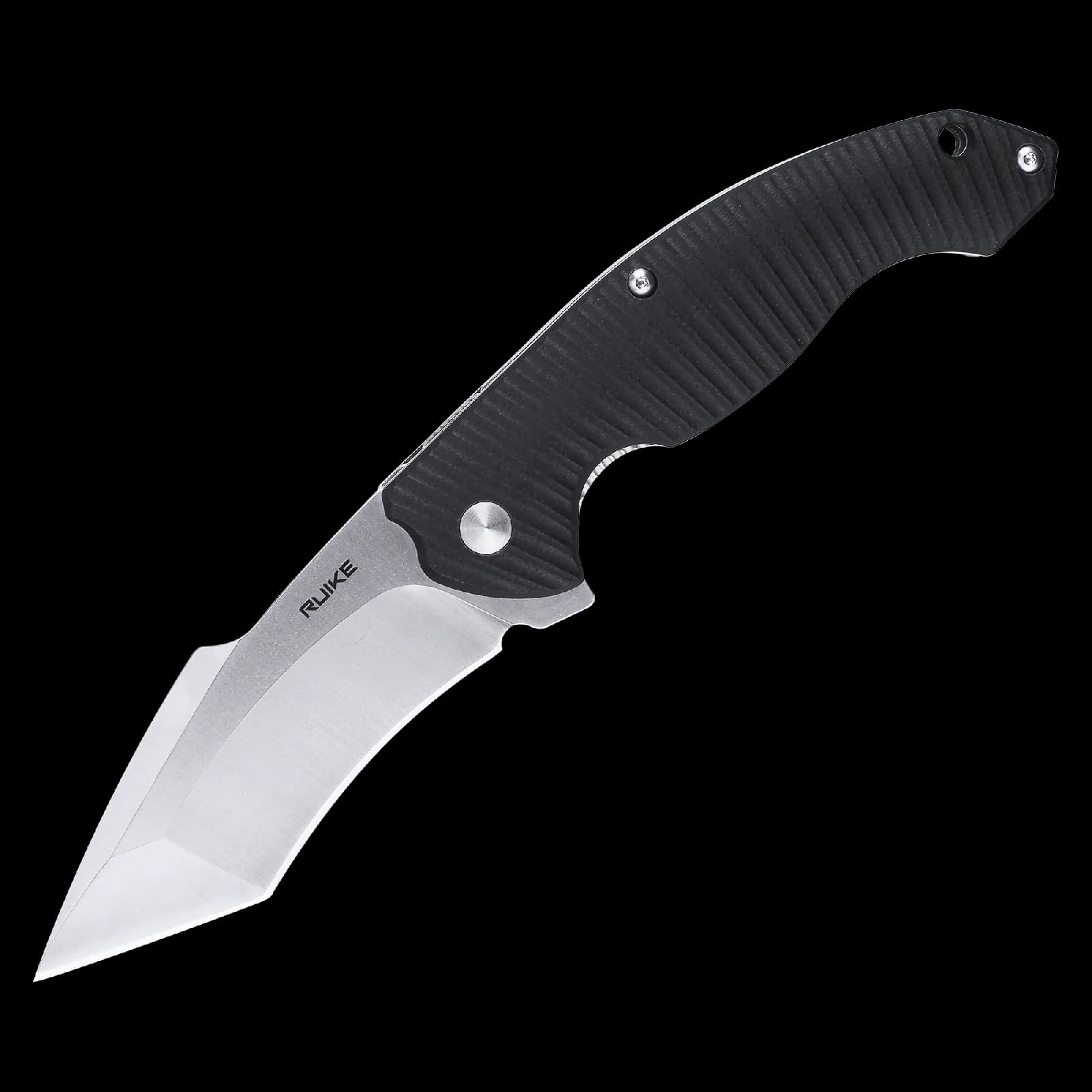 Ніж складаний туристичний Ruike P851-B, (8.9 см) 14C28N / G10 чорний