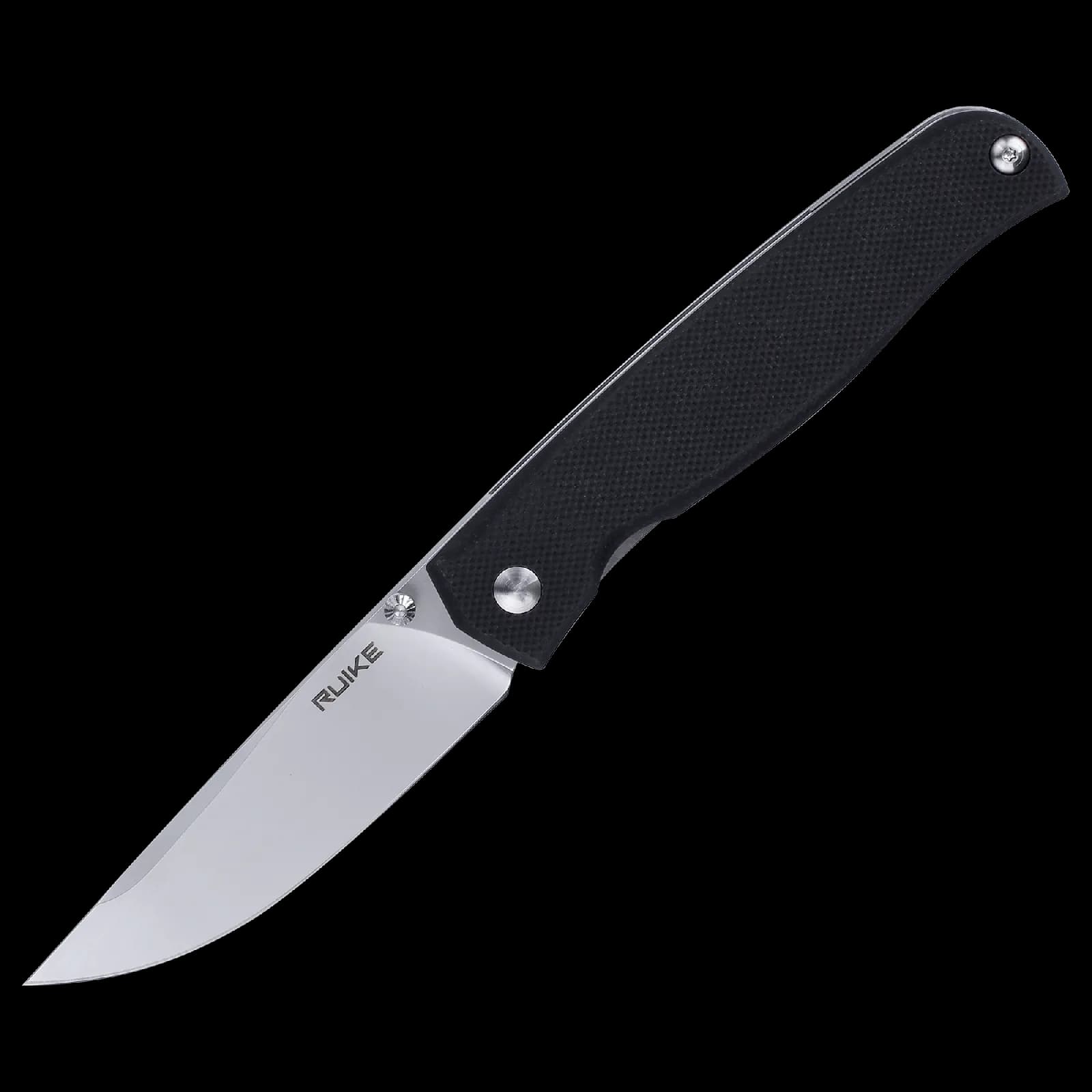 Ніж складаний кишеньковий Ruike P661-B, (7.4 см) 14C28N / G10 чорний