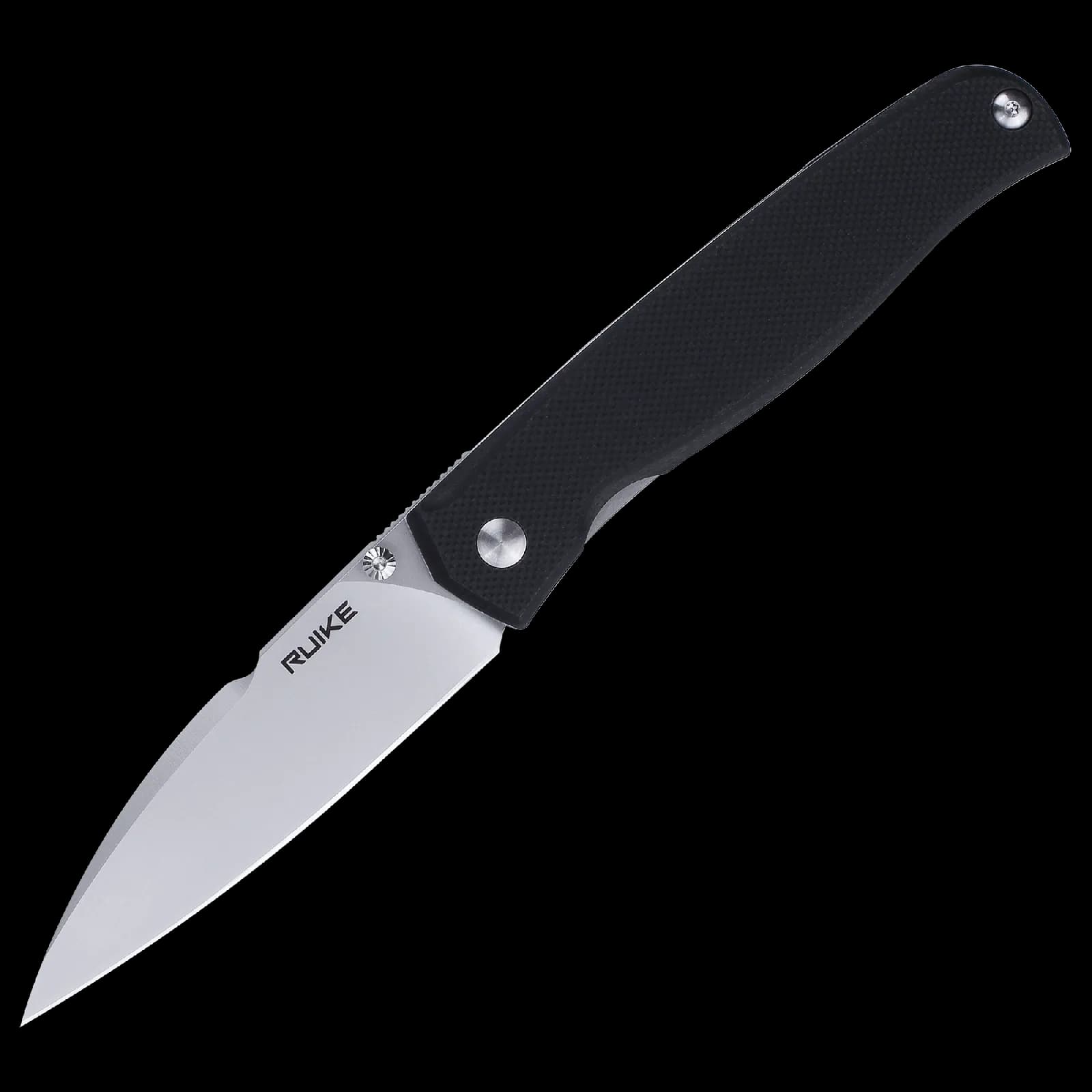 Ніж складаний кишеньковий Ruike P662-B, (7.4 см) 14C28N / G10 чорний - зображення 1