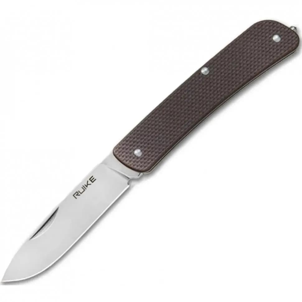 Багатофункціональний ніж Ruike Criterion L11, (8.5 см) 12C27 / G10 коричневий, 3 інстр. - зображення 1