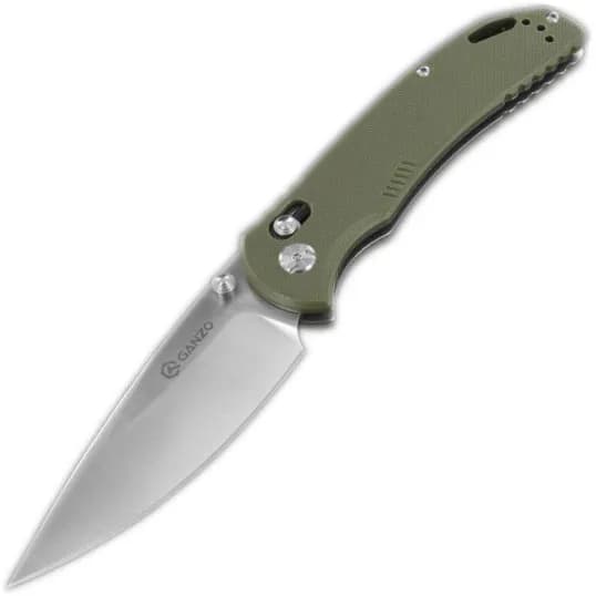 Ніж складаний туристичний Ganzo G7531 (8.9 см) 440С / G10 зелений