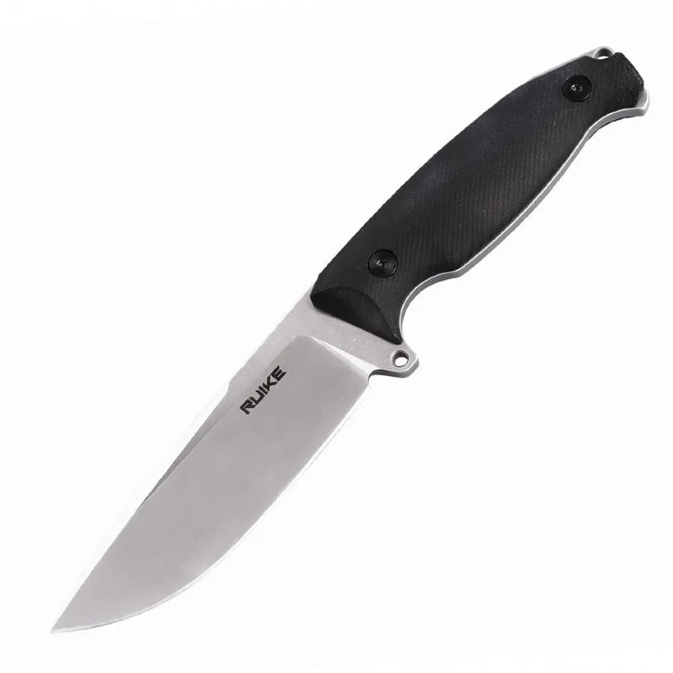 Ніж фіксований мисливський Ruike Jager F118-B, (11 см) 14C28N / G10 чорний - зображення 1