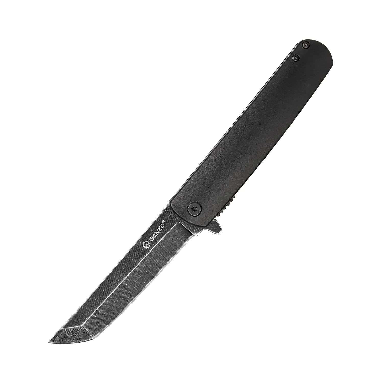 Ніж складаний туристичний Ganzo G626 (9.6 см) 440A / ABS чорний - зображення 1
