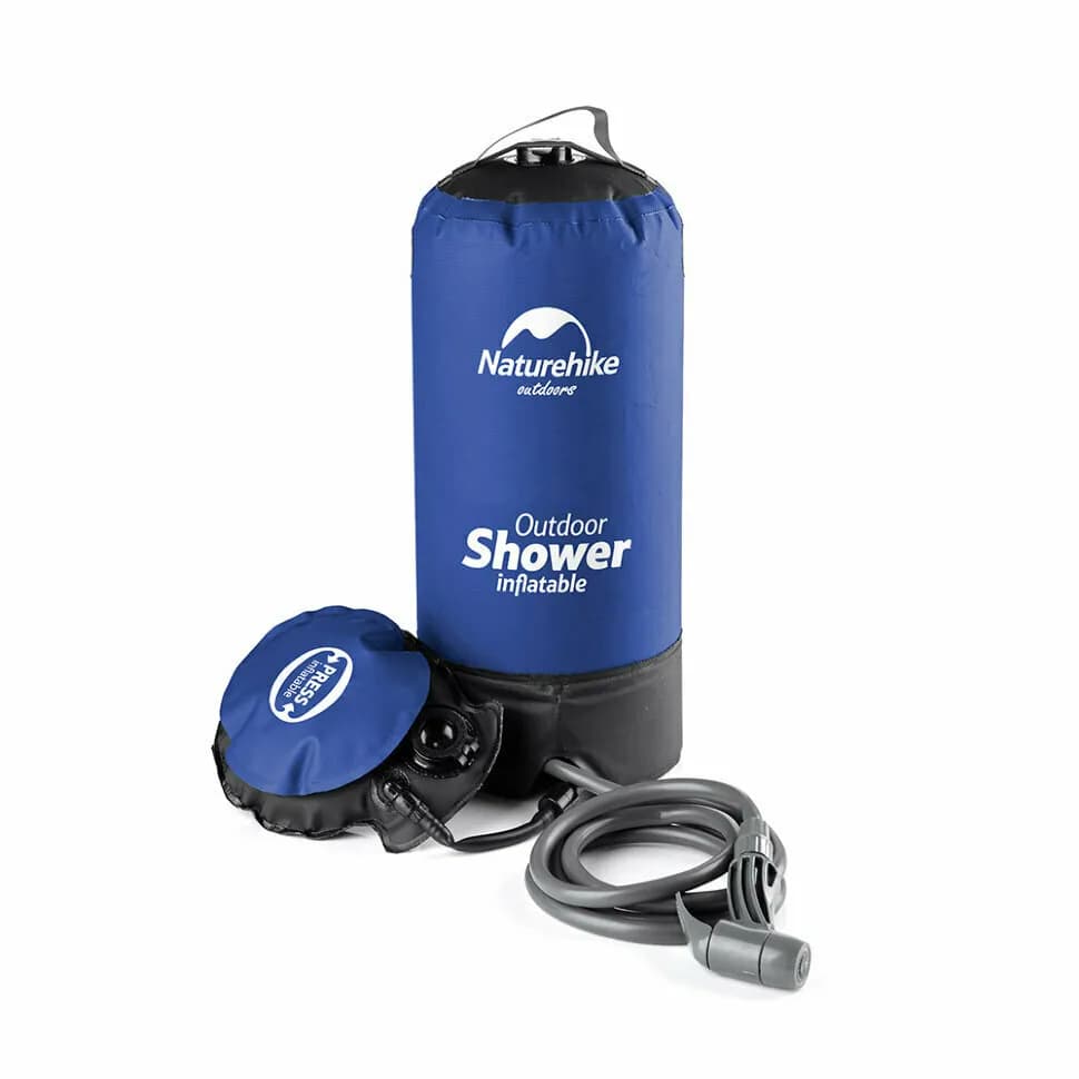 Душ кемпінговий Naturehike NH17L101-D, блакитний - зображення 1