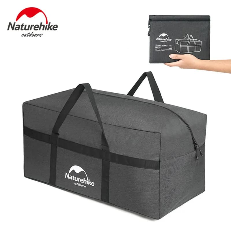 Сумка для зберігання портативна Naturehike NH17S021-L, 100 л, темно-сірий - зображення 1