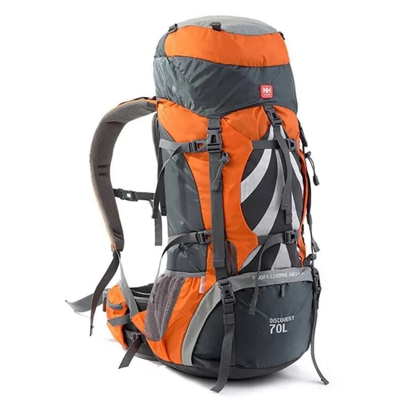 Рюкзак туристичний Naturehike NH70B070-B, 70 л + 5 л, помаранчевий - зображення 1