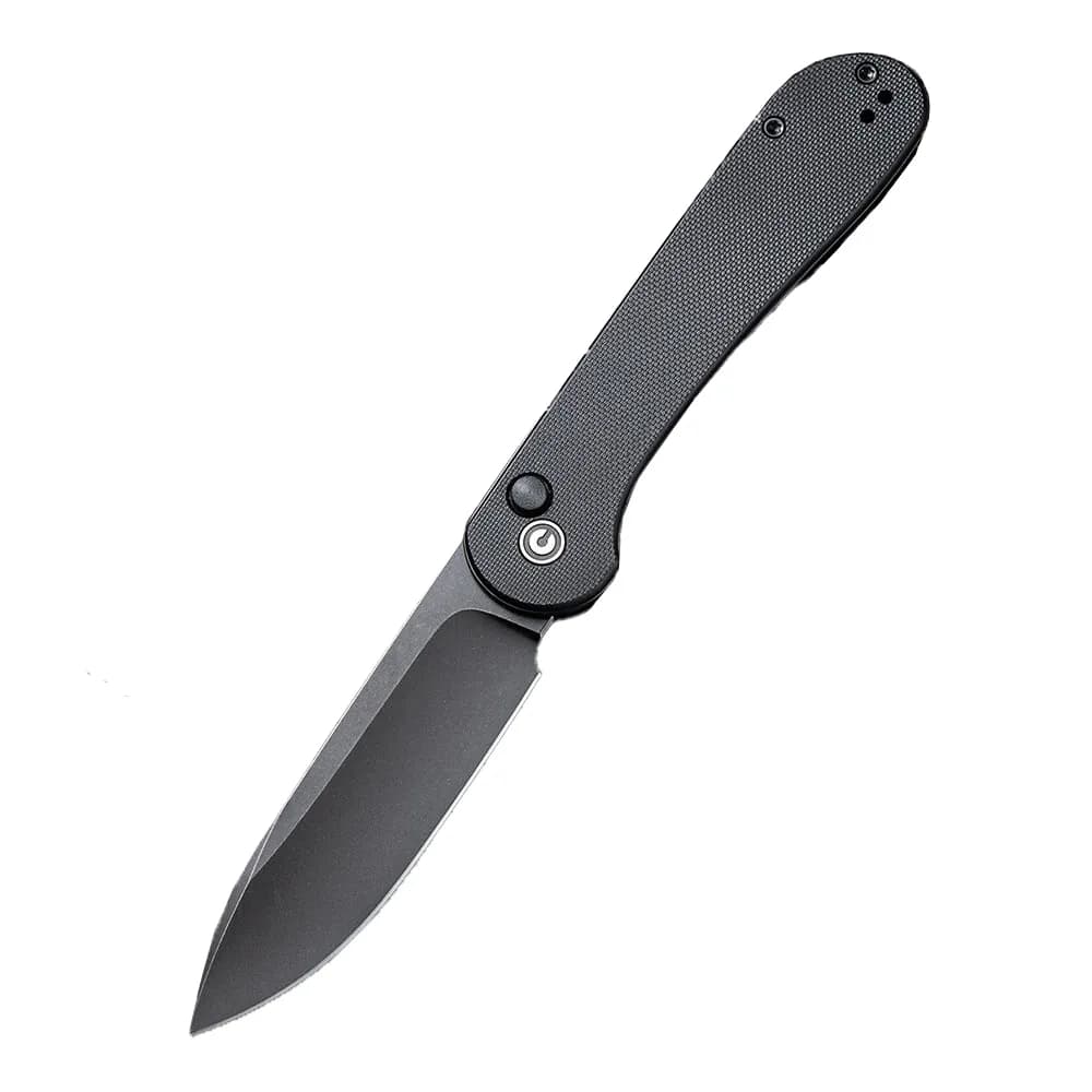 Ніж складаний туристичний Civivi Elementum Pocket, (8.9 см) 14C28N / G10 чорний - зображення 1