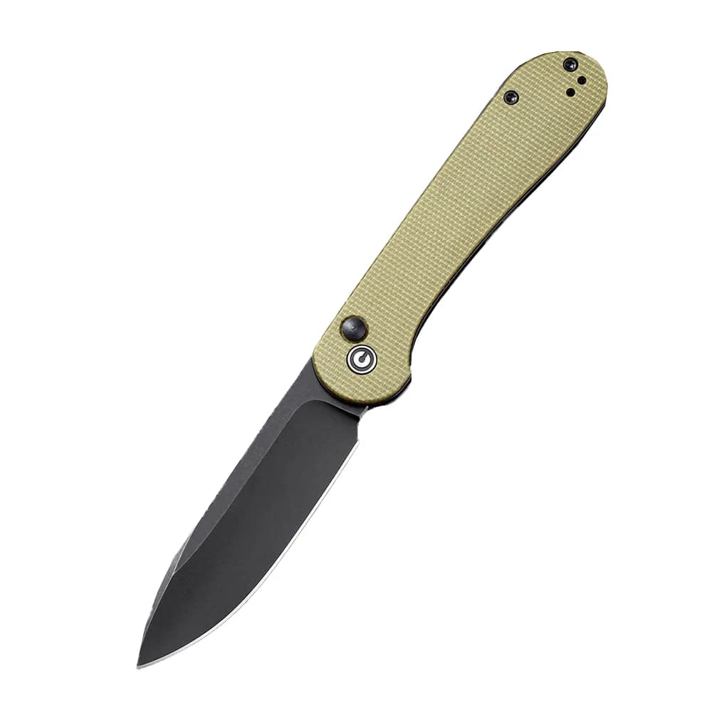 Ніж складаний туристичний Civivi Elementum Pocket, (8.9 см) 14C28N / Micarta оливковий - зображення 1