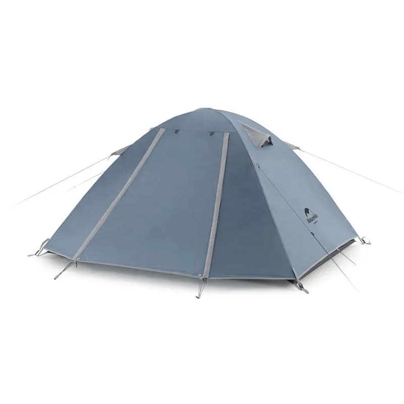 Намет тримісний Naturehike P-Series NH18Z033-P 210T/65D, темно-синій - зображення 1