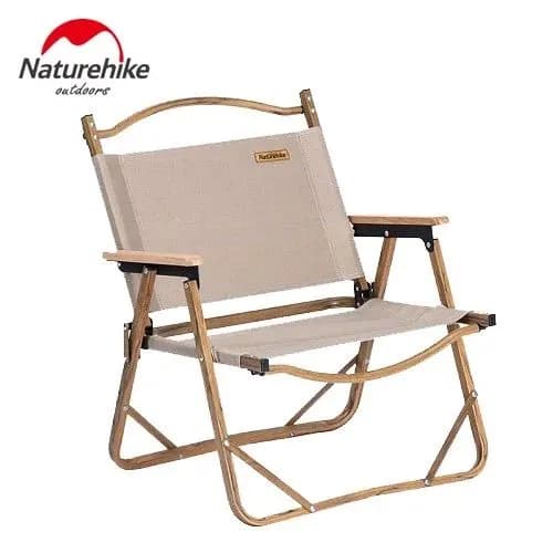 Крісло складане Naturehike MW02 NH19Y002-D, 600D Oxford / алюміній, р-р S, бежевий - зображення 1