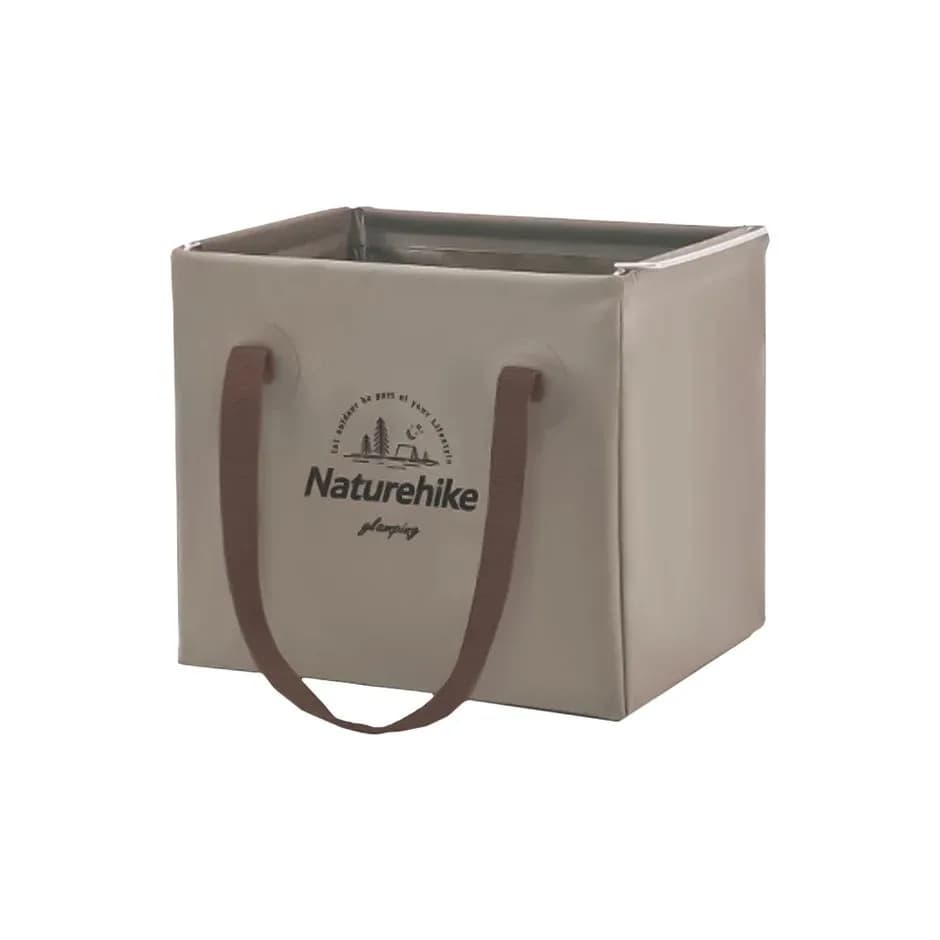 Складаний контейнер для води з ПВХ Naturehike CNH22SN002, 20л, світло-коричневий - зображення 1