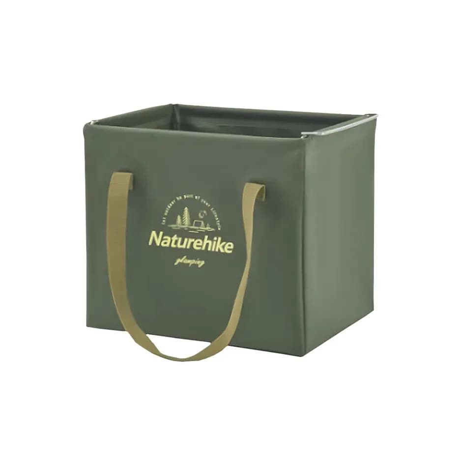 Складаний контейнер для води з ПВХ Naturehike CNH22SN002, 20л, темно-зелений - зображення 1