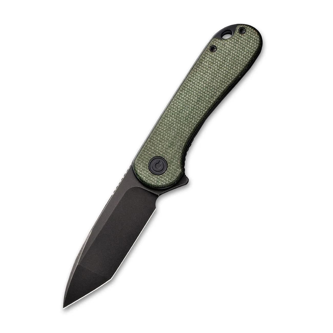Ніж складаний кишеньковий Civivi Elementum, (7.5 см) D2 / Micarta зелений - зображення 1