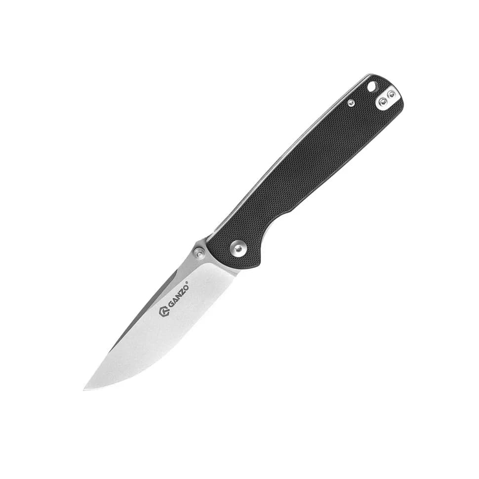Ніж складаний туристичний Ganzo G6805 (8.6 см) 8Cr14MoV / G10 чорний - зображення 1