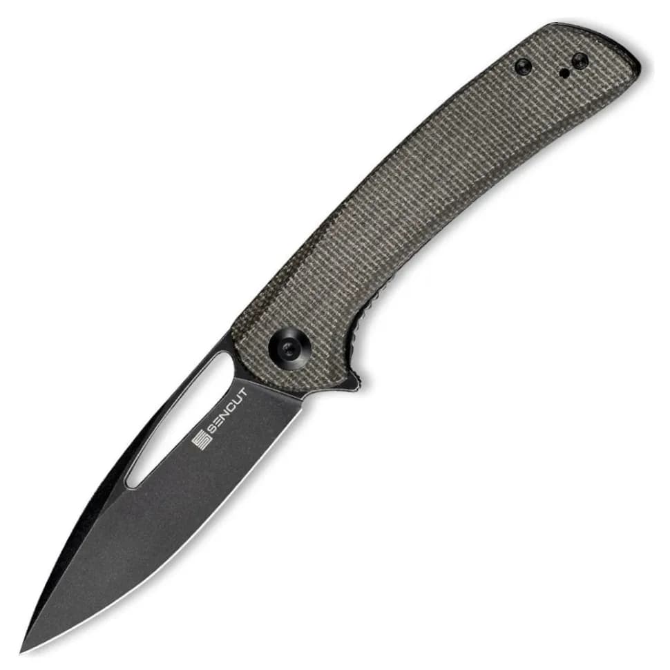 Ніж складаний туристичний Sencut Honoris, (8.8 см) 9Cr18MoV / Micarta сірий - зображення 1