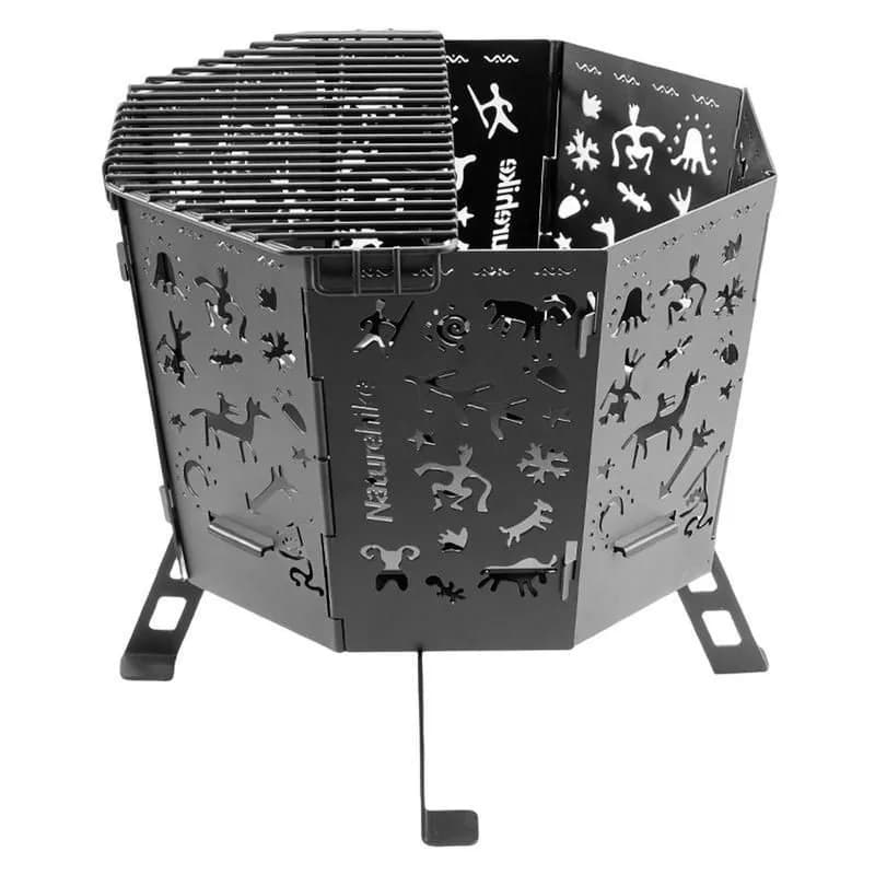 Гриль портативний розкладний Naturehike CNH22CJ036, сталь - зображення 1