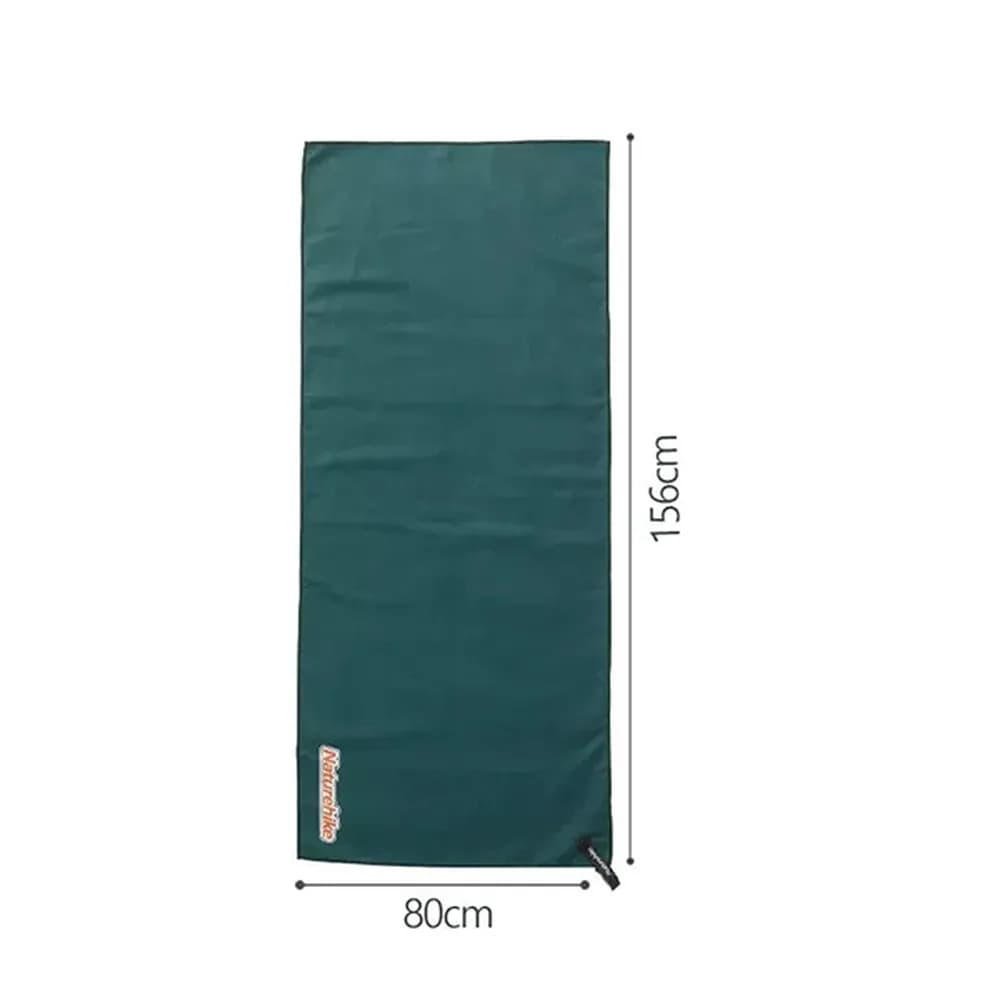 Рушник швидковисихаючий Naturehike CNK2300SS010, 156*80, темно-зелений - зображення 1