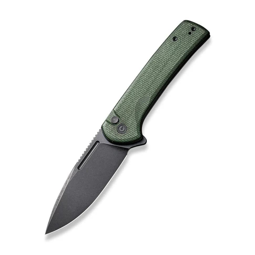 Ніж складаний туристичний Civivi Conspirator, (8.8 см) Nitro-V / Micarta зелений - зображення 1