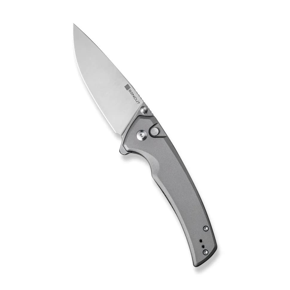 Ніж складаний туристичний Sencut Serene, (8.8 см) D2 / Aluminum сірий - зображення 1