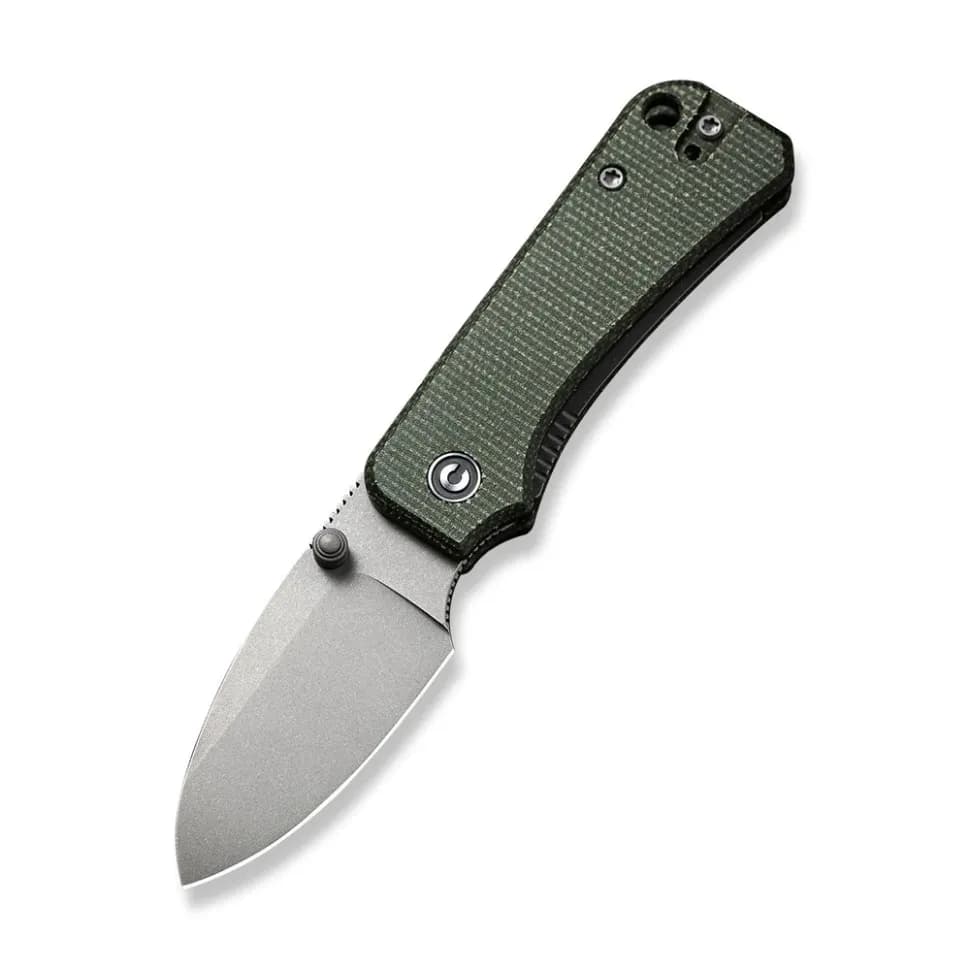 Ніж складаний кишеньковий Civivi Baby Banter, (5.9 см) Nitro-V / Micarta зелений - зображення 1