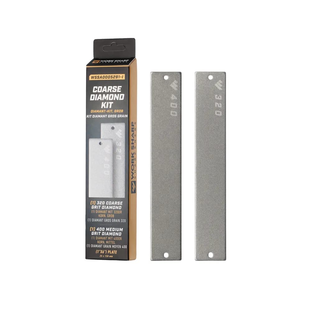 Work Sharp набір змінних пластин Coarse Diamond (320/400) для точилки WSBCHPAJ-PRO, 2 шт - зображення 1