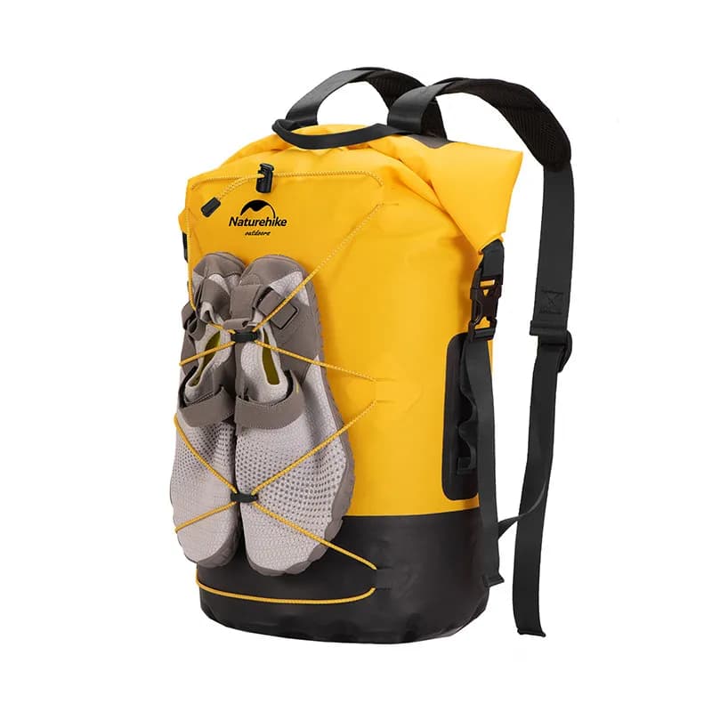 Рюкзак водонепроникний Naturehike NH21FSB04, 20л, жовтий - зображення 1
