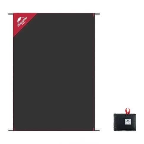 Килимок для пікніка водостійкий надлегкий Naturehike Moisture Picnic Mat NH17D050-B, 145x100 см, чорний - зображення 1