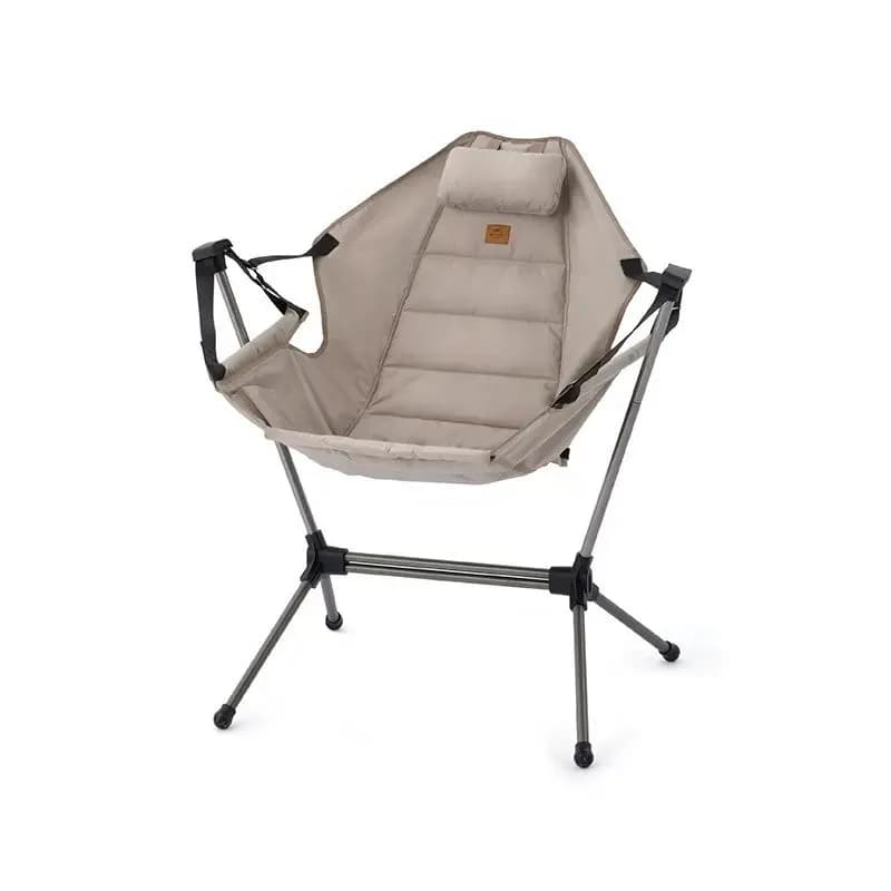 Крісло-качалка складане Naturehike NH21JJ004, бежеве - зображення 1