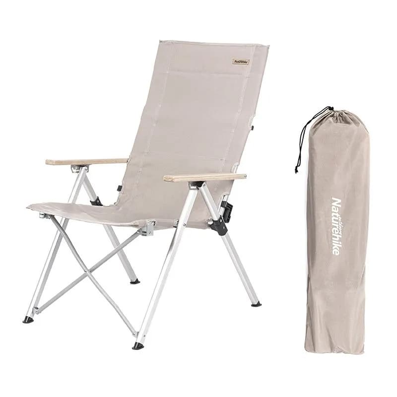 Крісло складане Naturehike NH17T003-Y, алюміній, бежевий - зображення 1