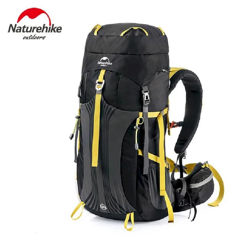 Рюкзак туристичний Naturehike NH16Y020-Q, 55 л, чорний - зображення 1