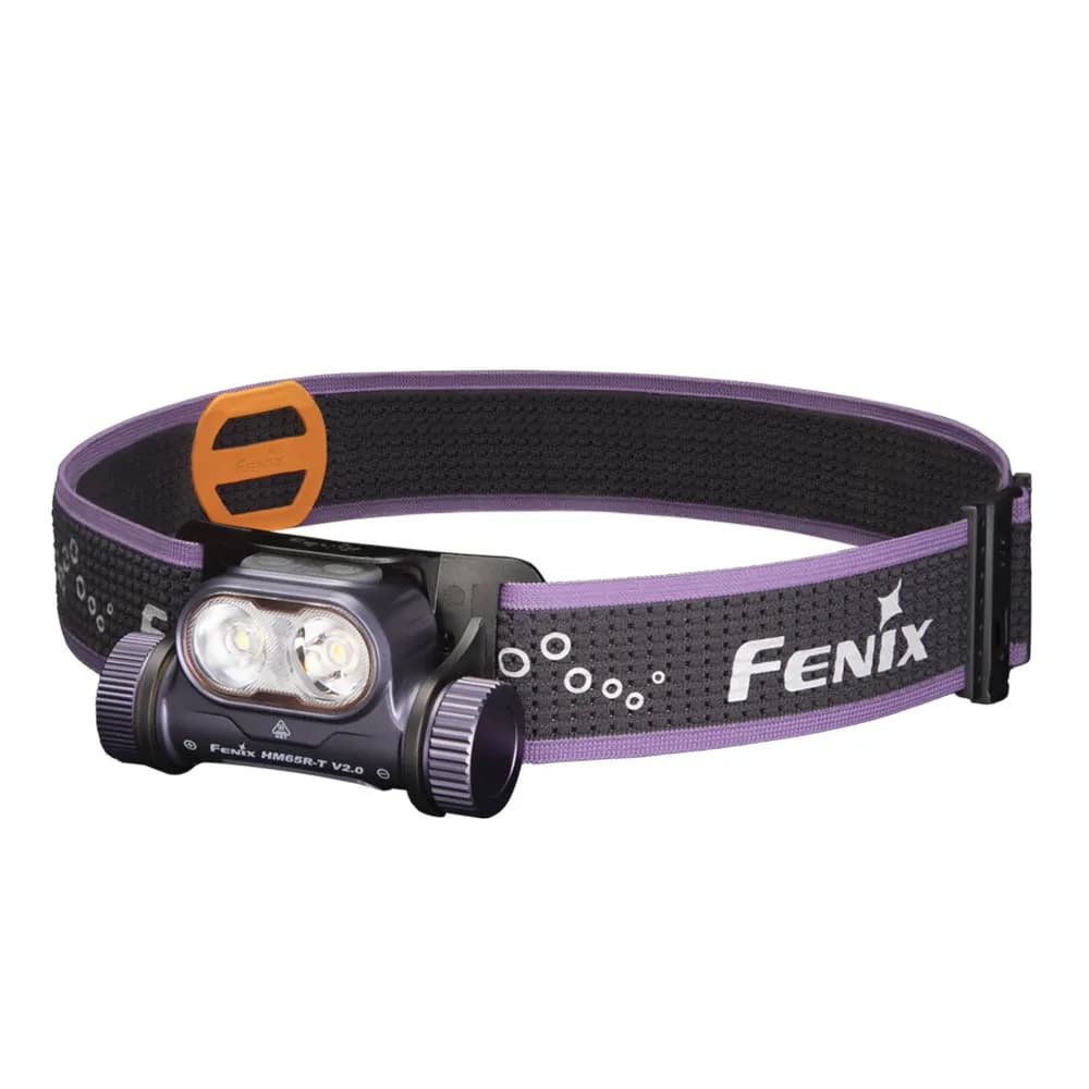 Ліхтар налобний Fenix HM65R-T V2.0 темно-фіолетовий - зображення 1
