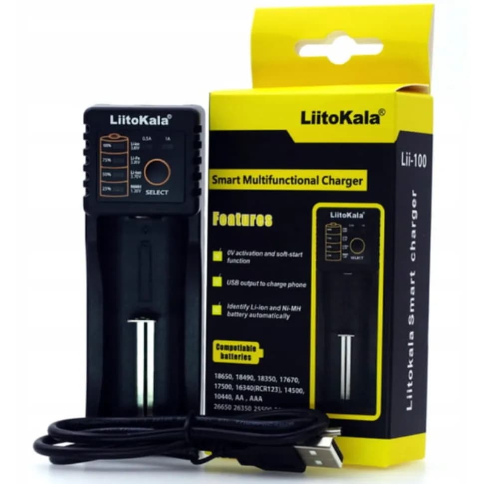 Зарядний пристрій LiitoKala Lii-100 - зображення 1